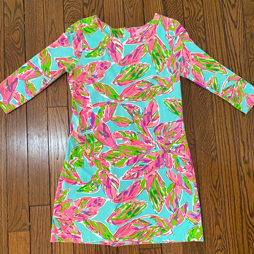 SZ LARGE Lilly Pulitzer 3/4 Sleeve Dress